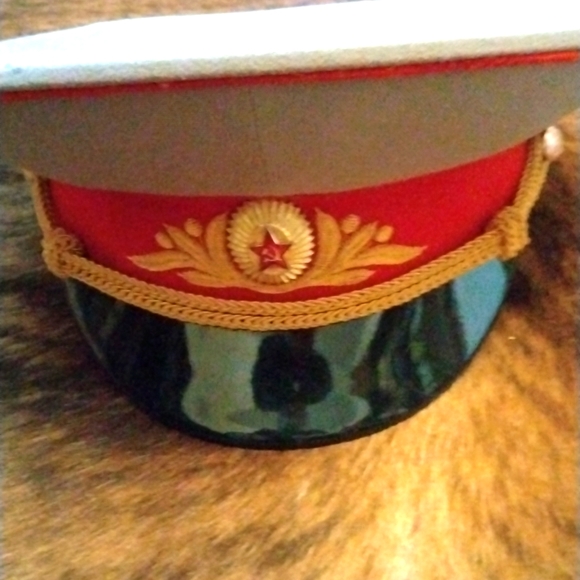 Russian generalissimo vintage military parade hat size 55 in condition as is - Picture 1 of 7